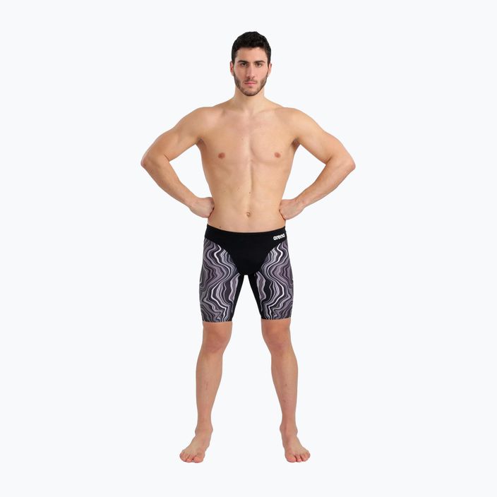Мъжки бански костюм Arena Swim Jammer Marbled black 005785/550 6