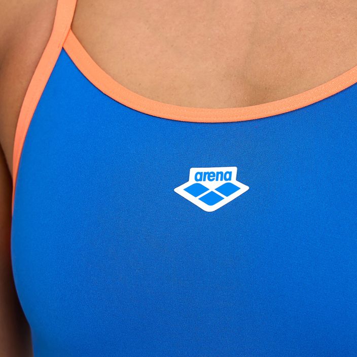 Дамски бански костюм от една част arena Icons Super Fly Back Solid blue/orange 005036/751 8
