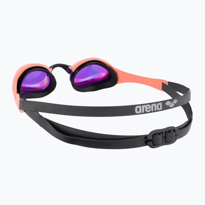 Очила за плуване Arena Cobra Ultra Swipe Mirror виолетово/коралово 5