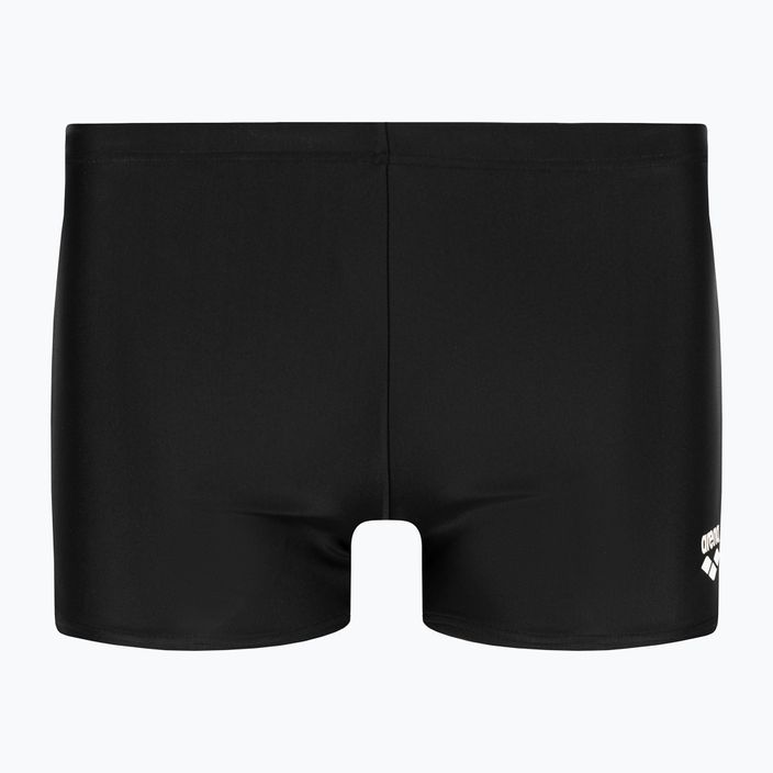 Arena Icons Swim Short Твърди черни/бели боксерки за плуване