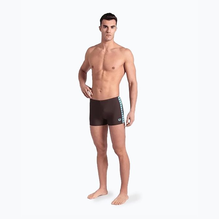 Arena Icons Swim Short Твърди боксерки сепия/вода 5