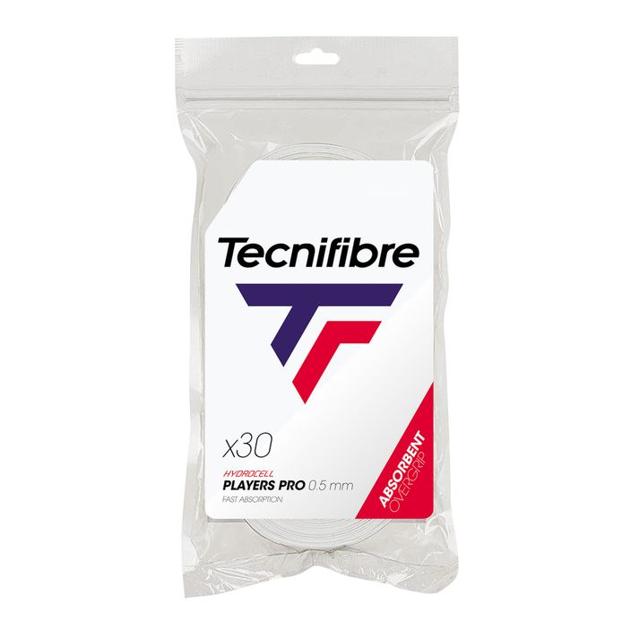 Обвивки за тенис Tecnifibre Pro Players 30 бр. white 2