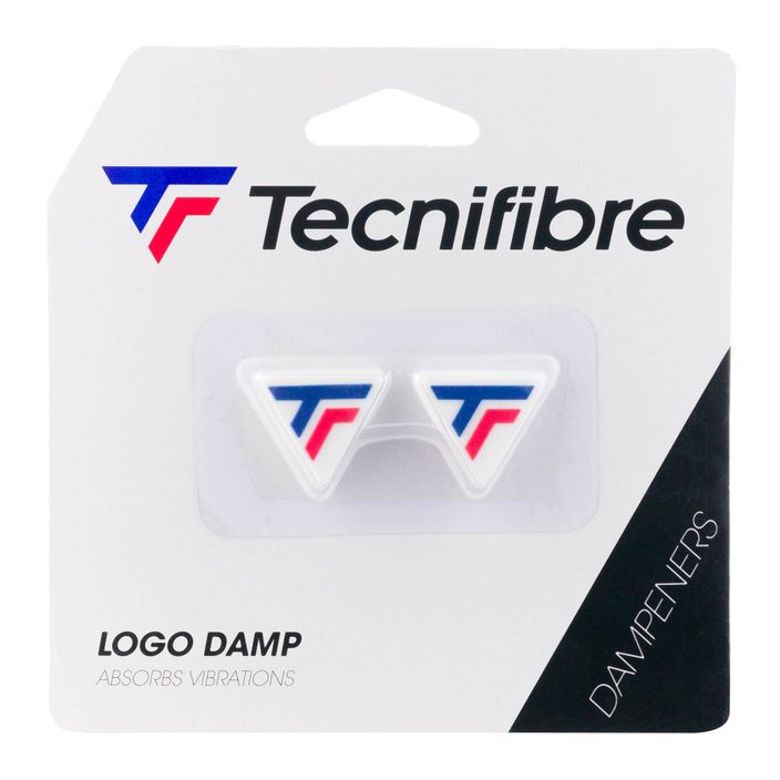 Tecnifibre Лого Damp 2 бр. бели 53ATPLOTRN 2