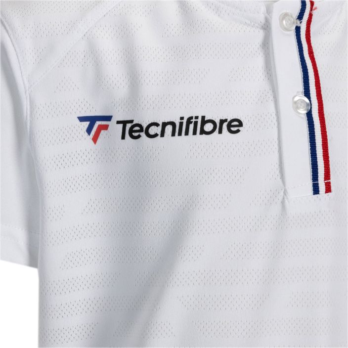 Детска тениска Tecnifibre Polo white 22F3VE F3 3