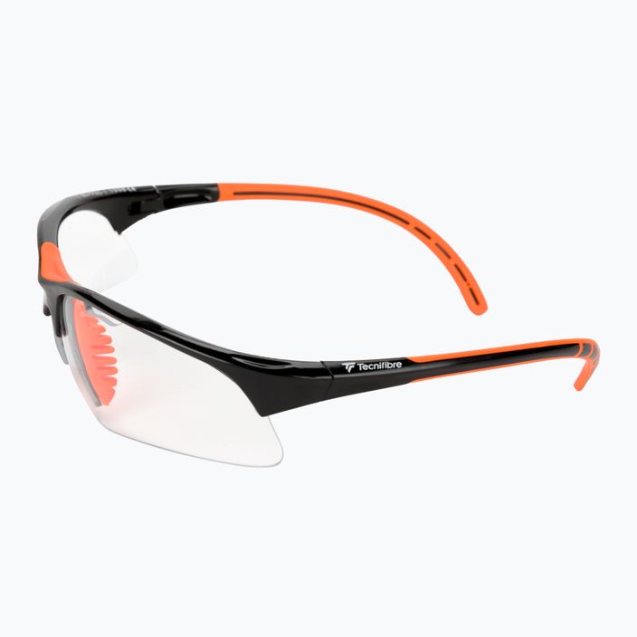 Очила за скуош Tecnifibre черни/оранжеви 54SQGLBK21 5