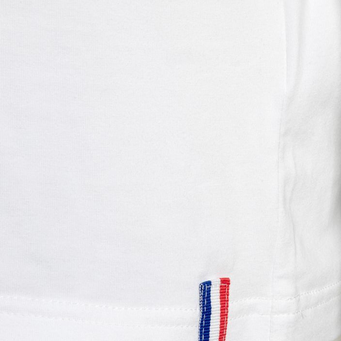 Детска тениска за тенис Tecnifibre Stretch в бяло и синьо 22F1ST F1 5