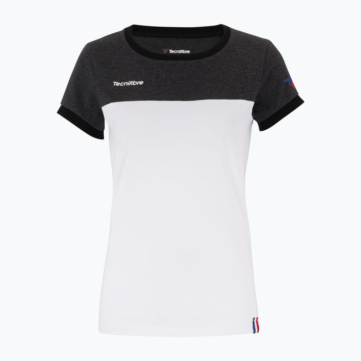 Дамска тениска Tecnifibre Stretch в бяло и черно 22LAF1 F1