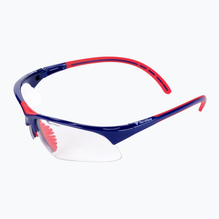Очила за скуош Tecnifibre сини/червени 54SQGLRE21 5