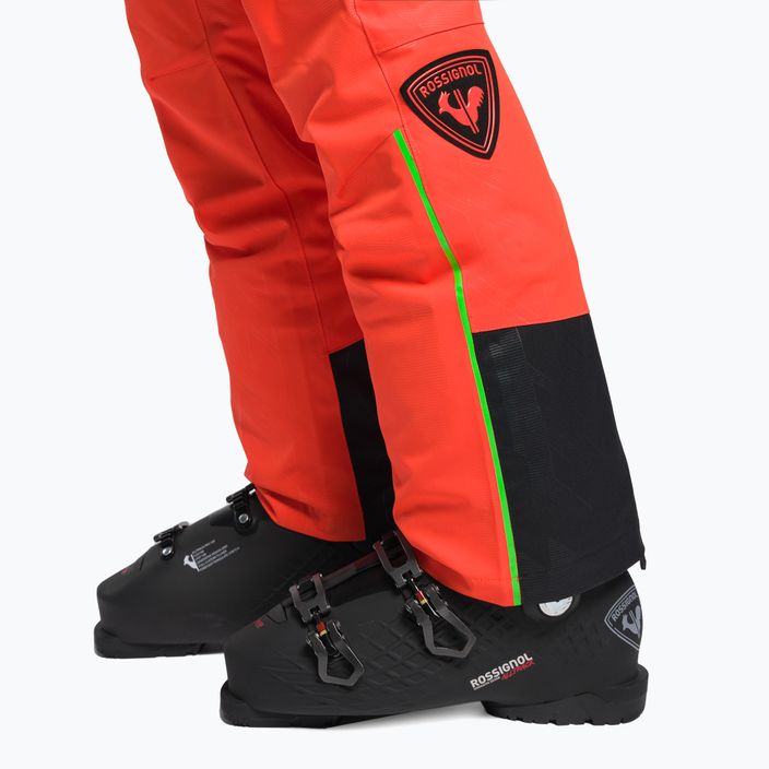 Мъжки ски панталони Rossignol Hero Ski neon red 5
