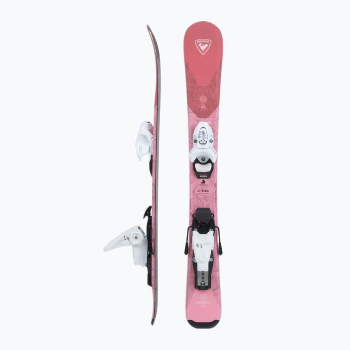 Детски ски за спускане Rossignol Experience 80 W Pro + Kid4 pink 2