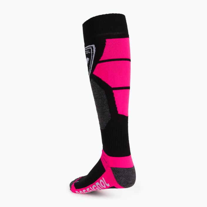 Дамски ски чорапи Rossignol L3 W Premium Wool fluo pink 2