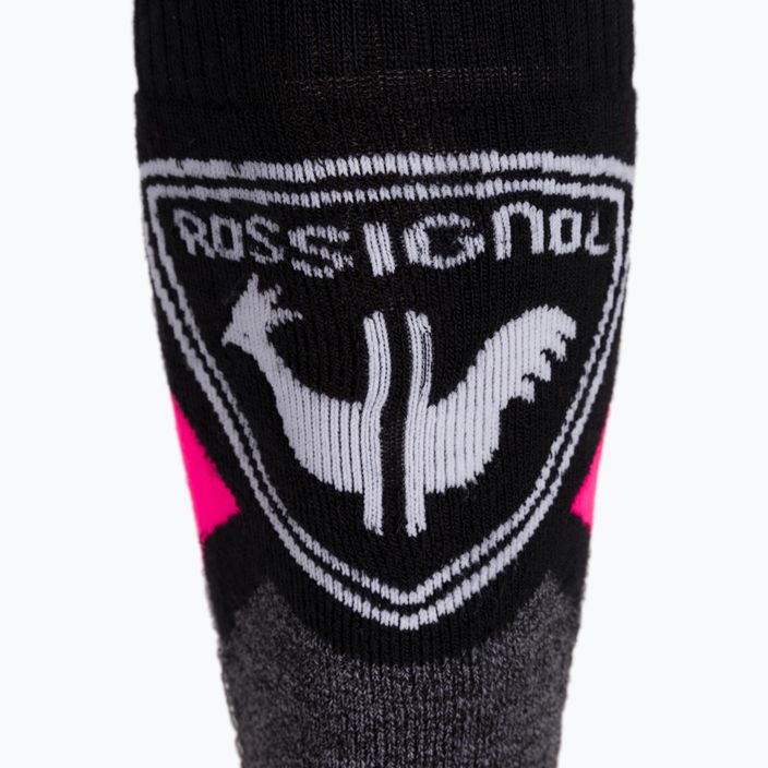 Дамски ски чорапи Rossignol L3 W Premium Wool fluo pink 4