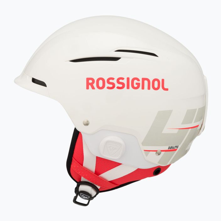 Rossignol Hero Slalom Impacts ски каска + Chinguard бяла 5