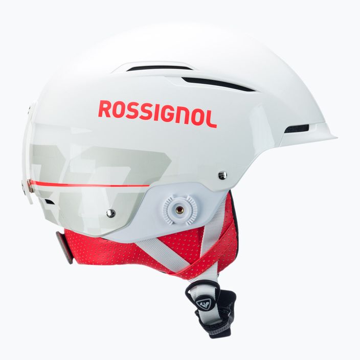Rossignol Hero Slalom Impacts ски каска + Chinguard бяла 7