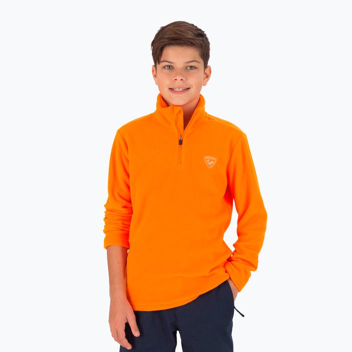 Детски ски суитчър Rossignol 1/2 Zip Fleece orange 4