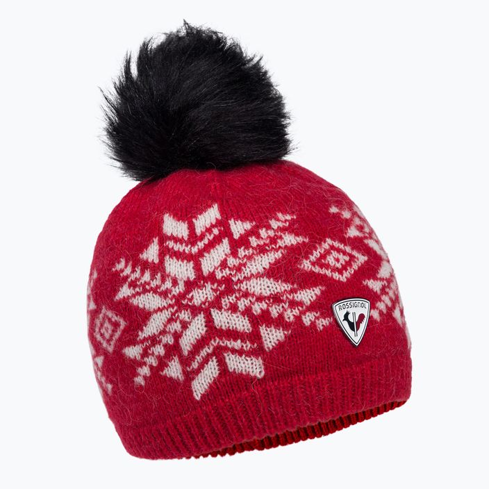 Зимна шапка за жени Rossignol L3 Snowflake red