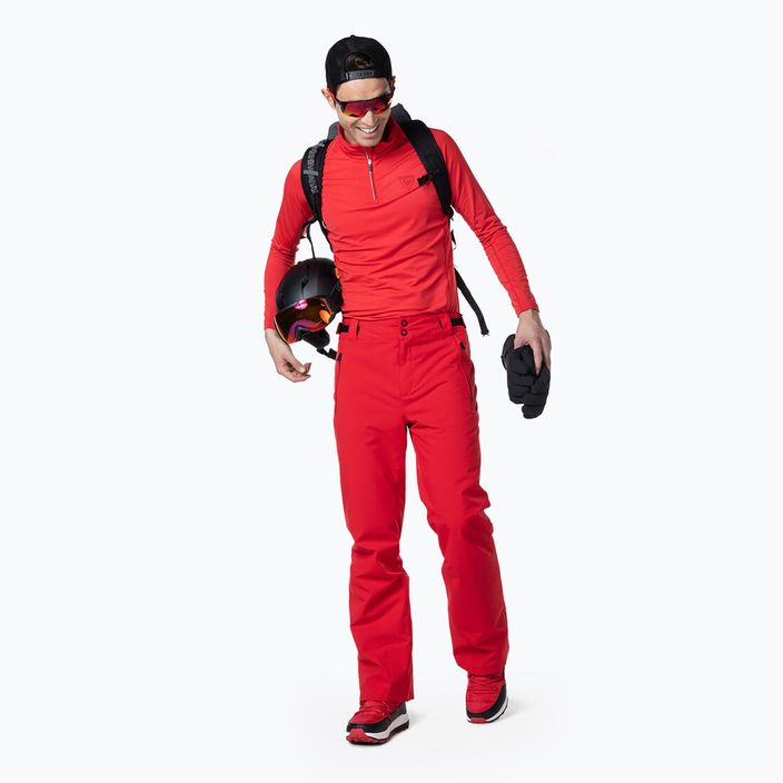 Rossignol Classique 1/2 Zip спортна червена термо блуза за мъже 4