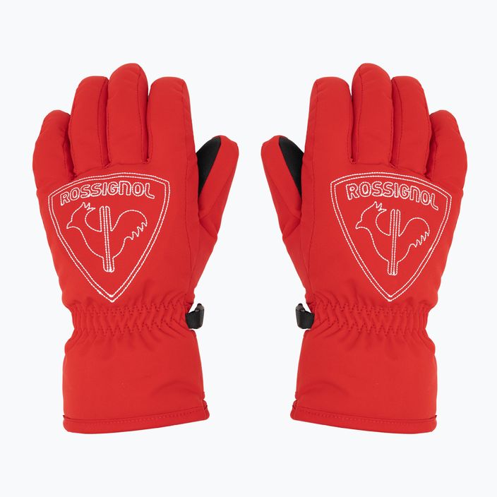 Rossignol Jr Rooster G sports червени детски ски ръкавици 3