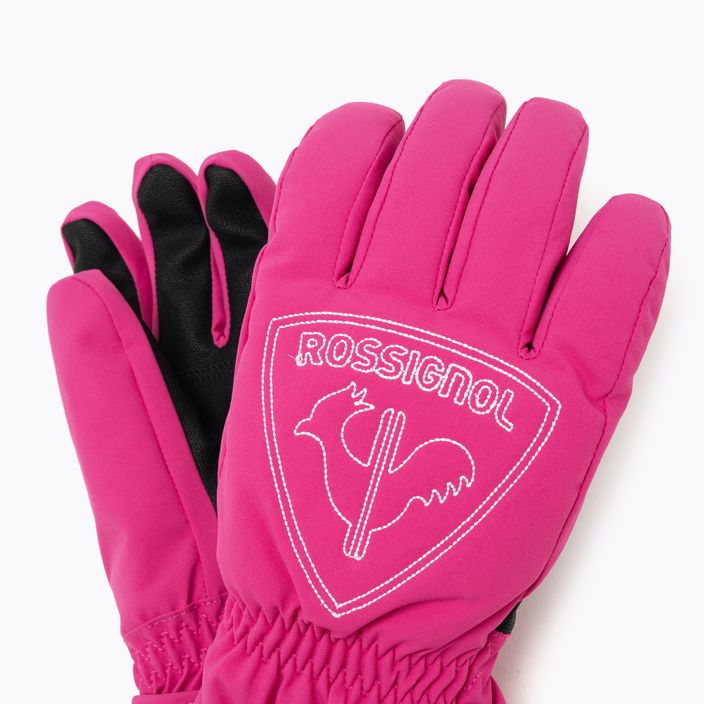 Rossignol Jr Rooster G orchid pink детски ски ръкавици 4