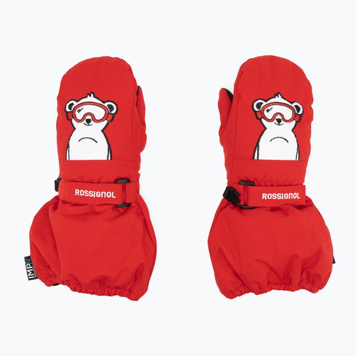Rossignol Baby Impr M спортни червени зимни ръкавици 3