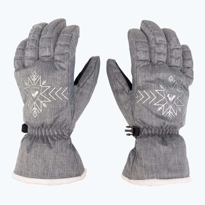 Дамски ски ръкавици Rossignol Perfy G heather grey 3