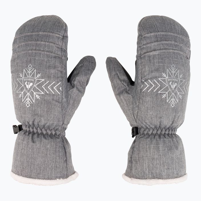 Дамски ски ръкавици Rossignol Perfy M heather grey 3