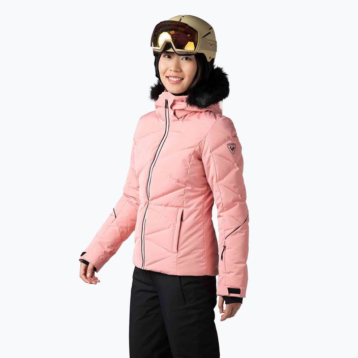 Дамско ски яке Rossignol Staci pastel pink 3