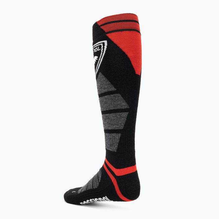 Мъжки спортни червени ски чорапи Rossignol L3 Premium Wool 2