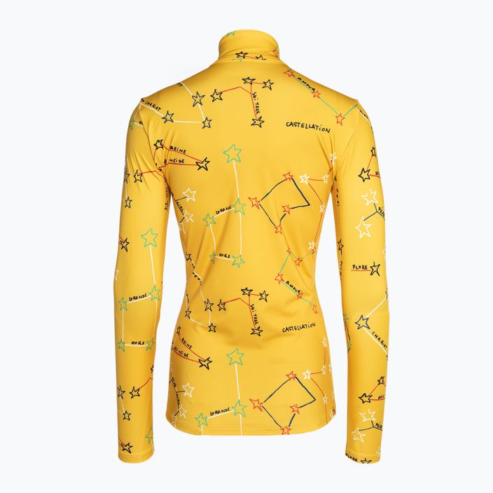 Дамски термален суитшърт Rossignol Booster 1/2 Zip Top 100 yellow 7