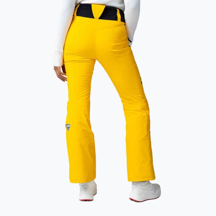 Дамски ски панталони Rossignol Stellar yellow 2