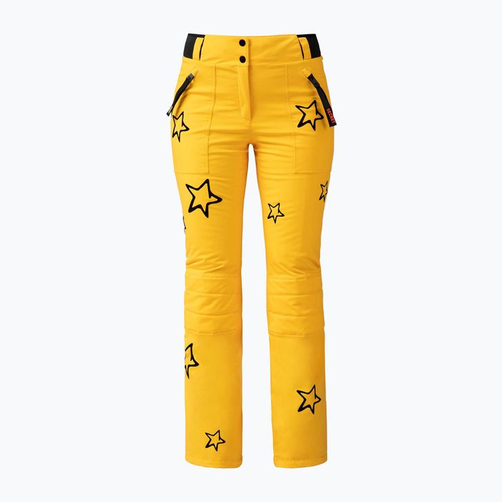 Дамски ски панталони Rossignol Stellar yellow 3