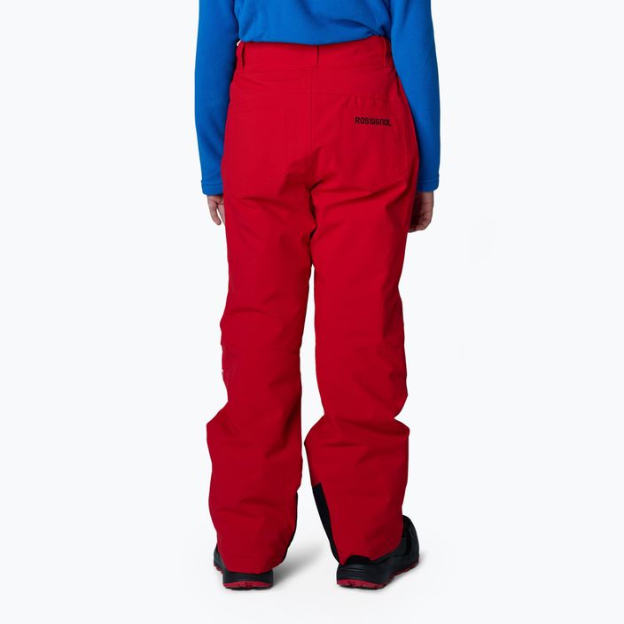 Rossignol Boy Ski sports червени детски ски панталони 3