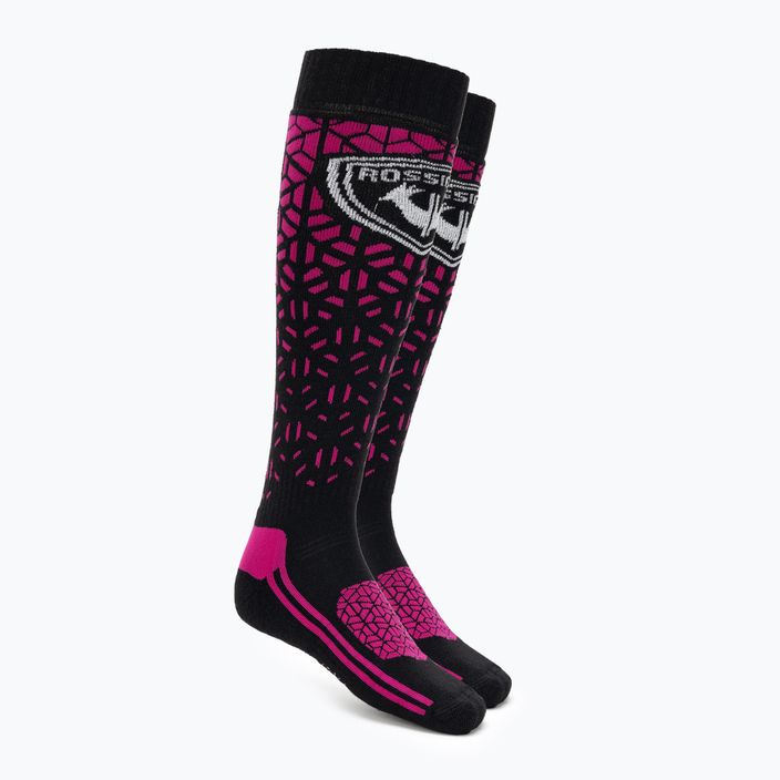 Мъжки ски чорапи Rossignol L3 Wool & Silk Orchid pink