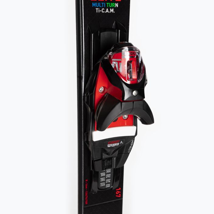 Rossignol Hero Elite MT TI CAM K ски за спускане + SPX12 връзки черно/червено 4