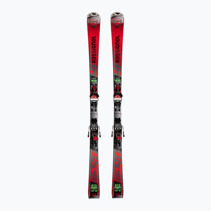 Rossignol Hero Elite STI K ски за спускане + връзки SPX14 черни/червени