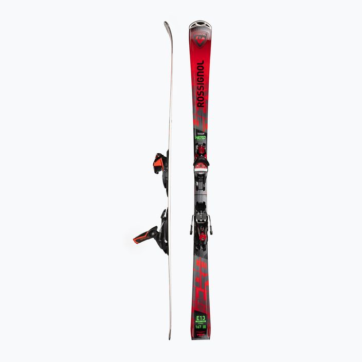 Rossignol Hero Elite STI K ски за спускане + връзки SPX14 черни/червени 2