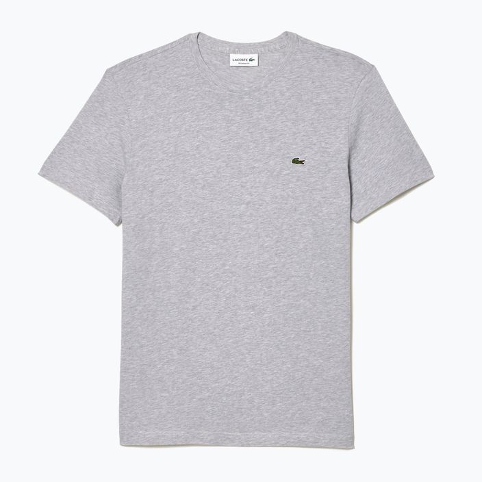 Мъжка тениска Lacoste TH2038 silver chine 4