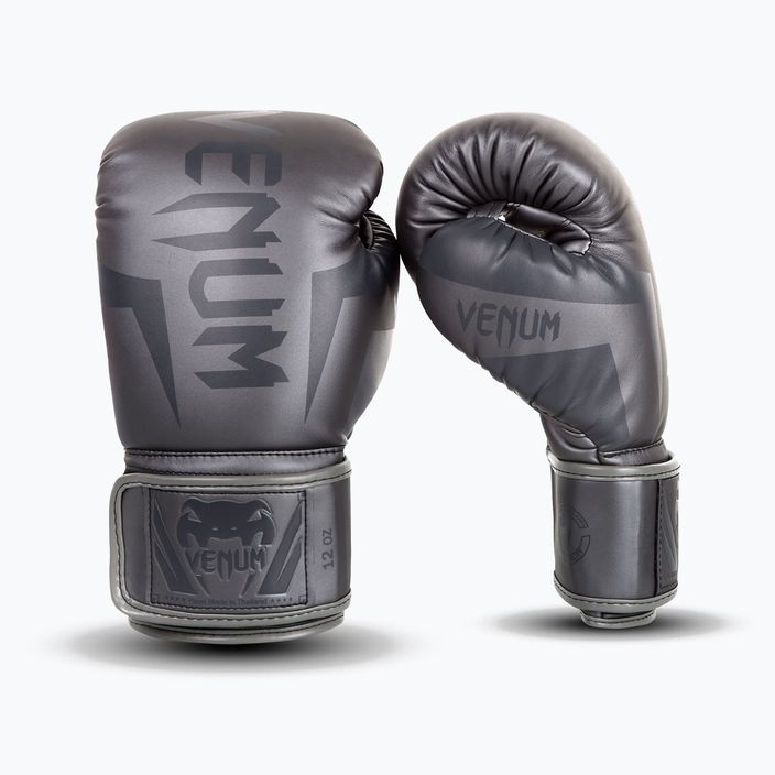 Мъжки боксови ръкавици Venum Elite сиви VENUM-0984 7