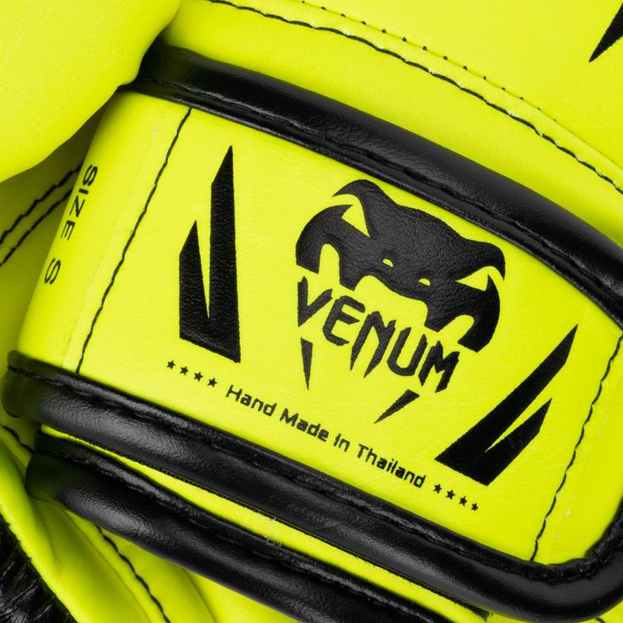 Venum Elite Boxing neo жълти детски боксови ръкавици 4