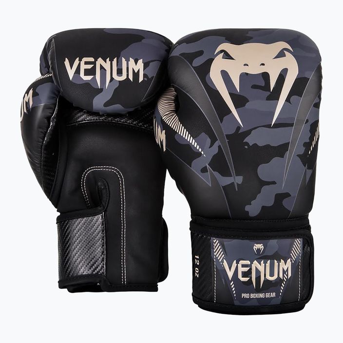 Venum Impact боксови ръкавици черно-сиви VENUM-03284-497 6
