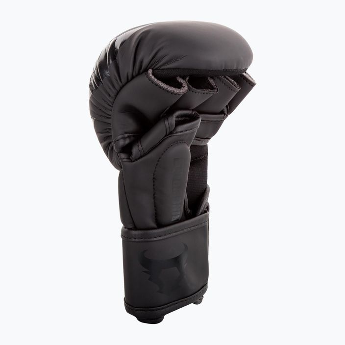 Ringhorns Зарядни ръкавици за спаринг ММА черни/черни 8