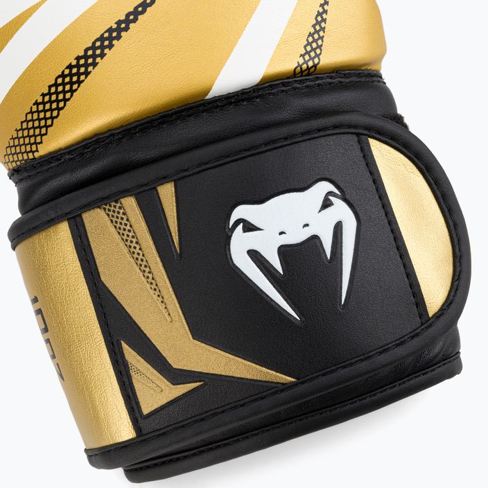 Боксови ръкавици Venum Challenger 3.0 в бяло и златно 03525-520 5