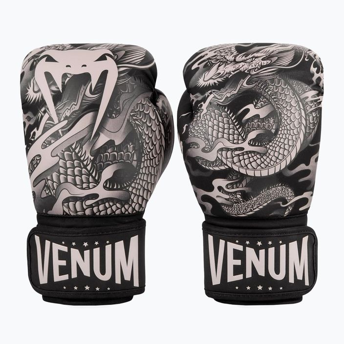 Боксови ръкавици Venum Dragon's Flight black/sand 7