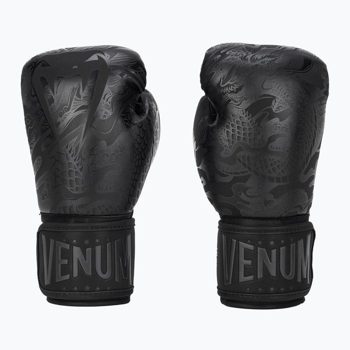 Venum Dragon's Flight черни/черни боксови ръкавици