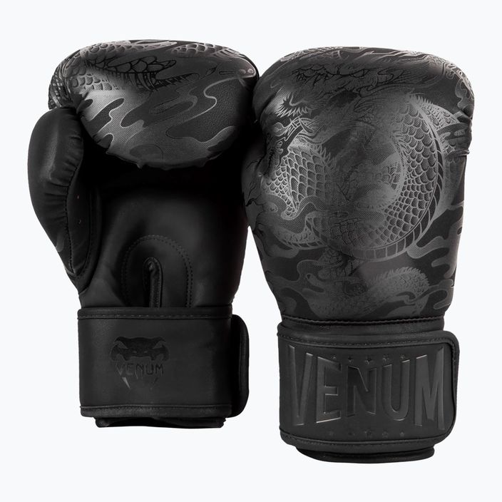 Venum Dragon's Flight черни/черни боксови ръкавици 5