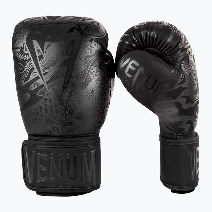 Venum Dragon's Flight черни/черни боксови ръкавици 6