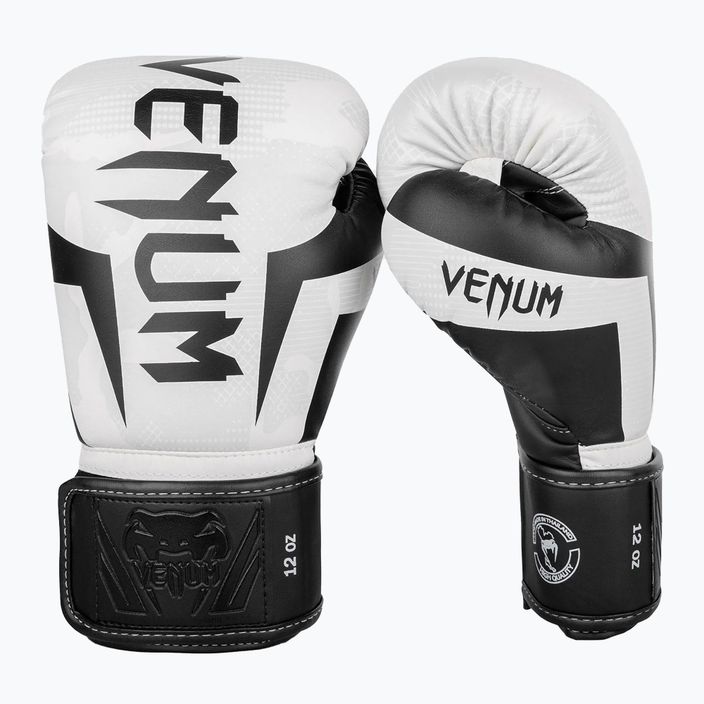 Боксови ръкавици Venum Elite white/camo 6