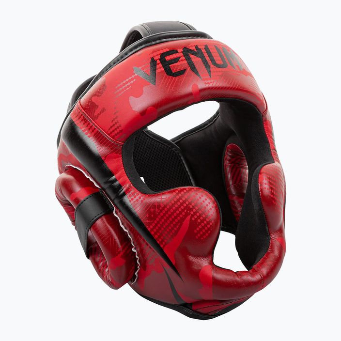 Venum Elite червена камуфлажна боксова каска 5