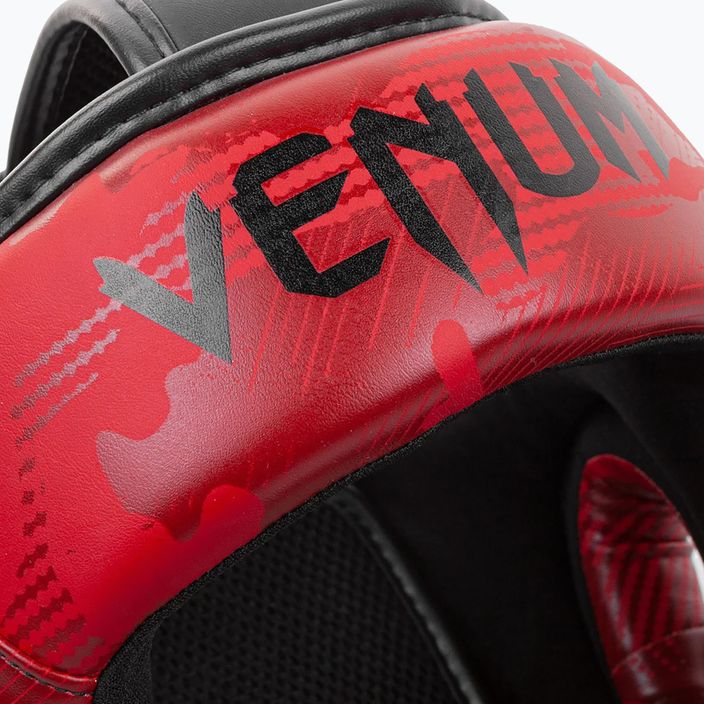 Venum Elite червена камуфлажна боксова каска 8