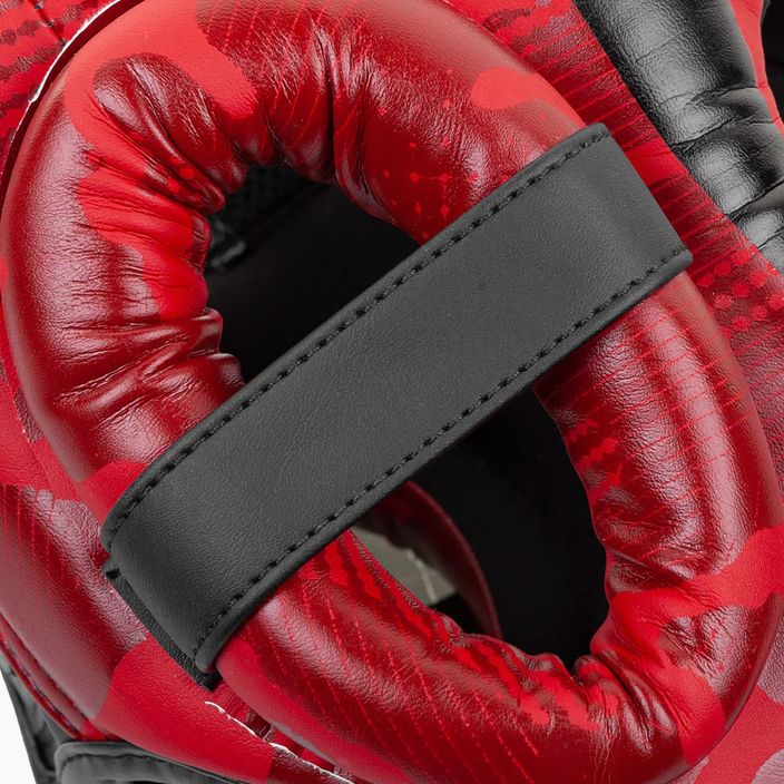 Venum Elite червена камуфлажна боксова каска 9